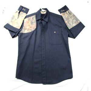 Redhead Realtree Camo Shirt Button Up Long Sleeve‎ Blue/Camo Hunting Shooting